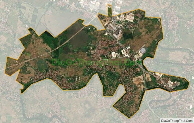 Bản đồ vệ tinh Thị trấn Đạo Đức, huyện Bình Xuyên