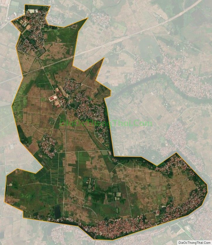 Bản đồ vệ tinh xã Phú Xuân, huyện Bình Xuyên