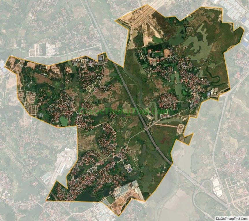 Bản đồ vệ tinh xã Tam Hợp, huyện Bình Xuyên