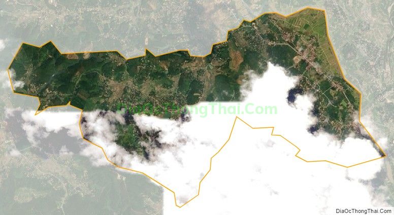 Bản đồ vệ tinh xã Bắc Bình, huyện Lập Thạch