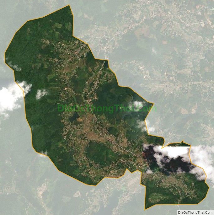 Bản đồ vệ tinh xã Ngọc Mỹ, huyện Lập Thạch