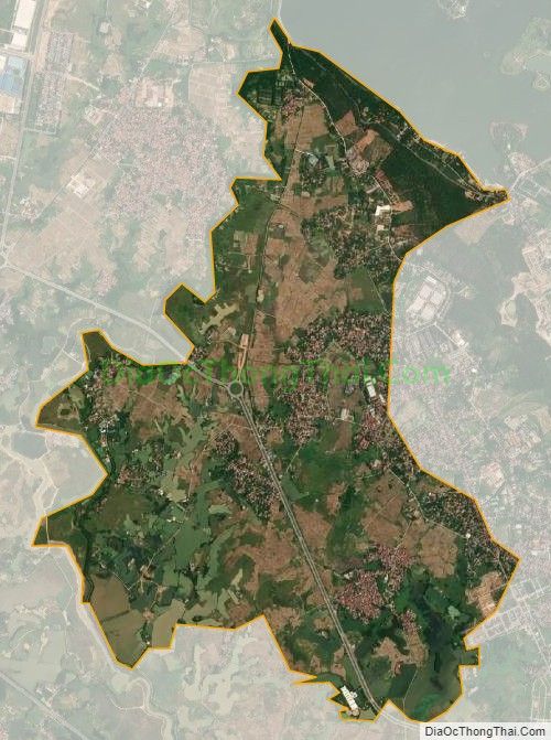 Bản đồ vệ tinh xã Cao Minh, thành phố Phúc Yên