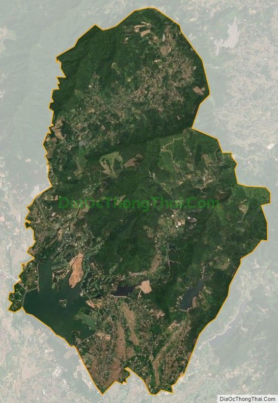 Bản đồ vệ tinh xã Ngọc Thanh, thành phố Phúc Yên