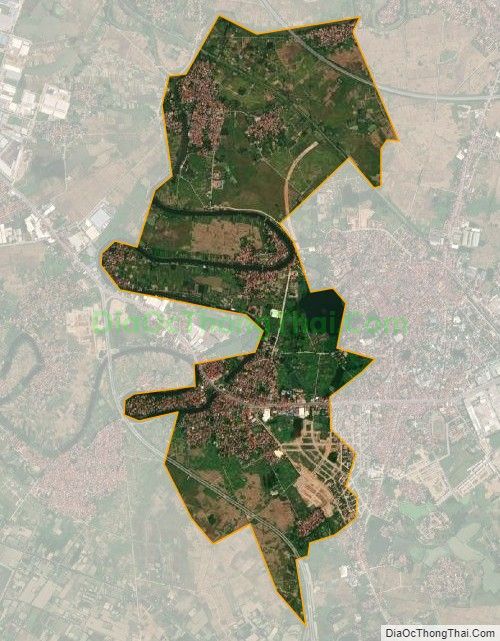 Bản đồ vệ tinh phường Tiền Châu, thành phố Phúc Yên