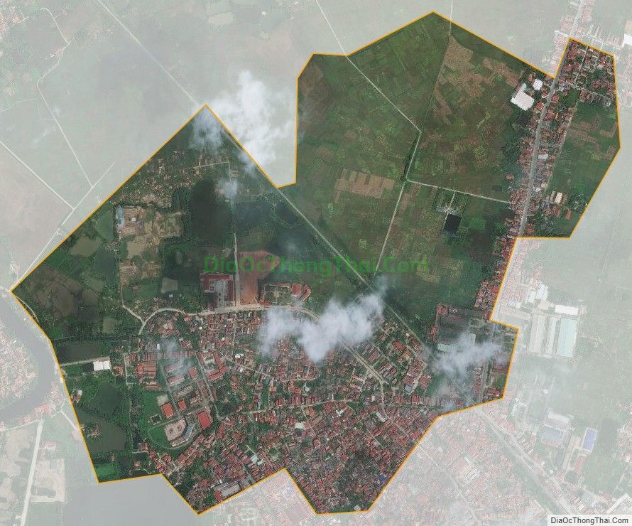 Bản đồ vệ tinh phường Trưng Nhị, thành phố Phúc Yên