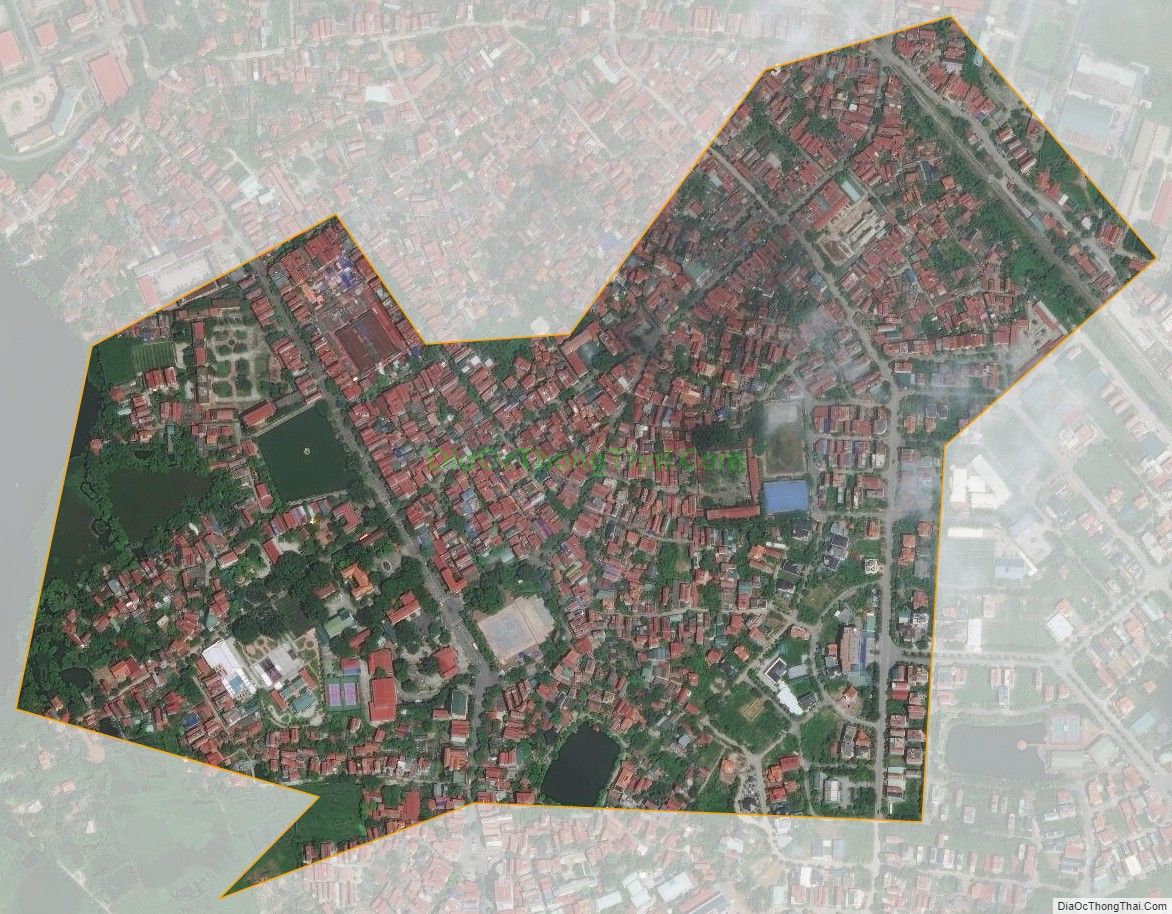 Bản đồ vệ tinh phường Trưng Trắc, thành phố Phúc Yên