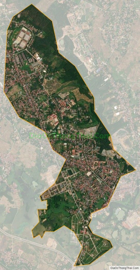 Bản đồ vệ tinh phường Xuân Hòa, thành phố Phúc Yên