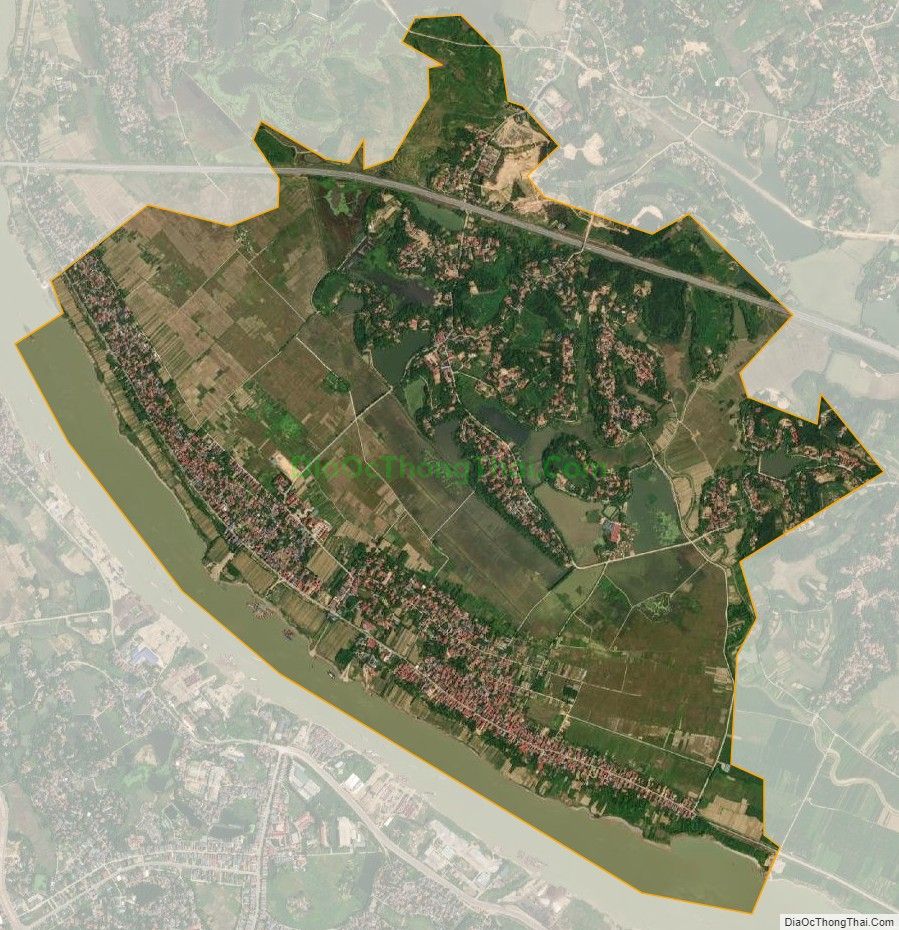 Bản đồ vệ tinh xã Đức Bác, huyện Sông Lô