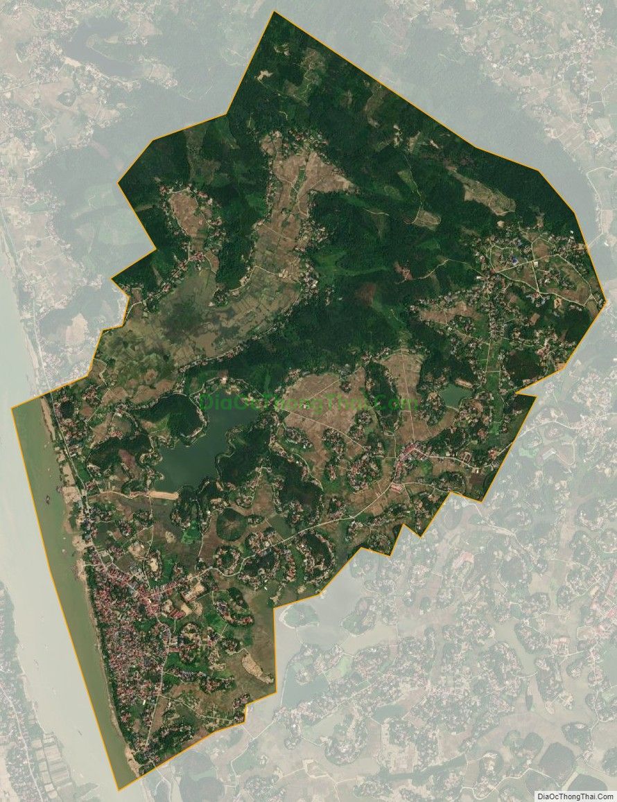 Bản đồ vệ tinh xã Hải Lựu, huyện Sông Lô
