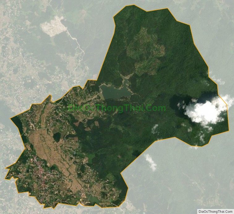 Bản đồ vệ tinh xã Lãng Công, huyện Sông Lô