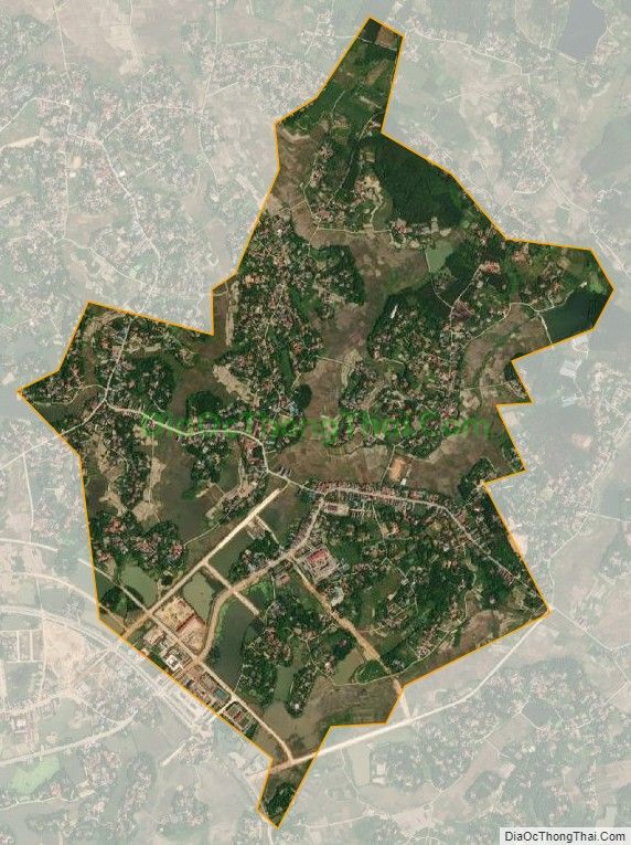 Bản đồ vệ tinh xã Nhạo Sơn, huyện Sông Lô