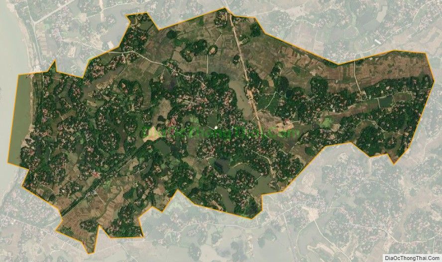 Bản đồ vệ tinh xã Như Thụy, huyện Sông Lô