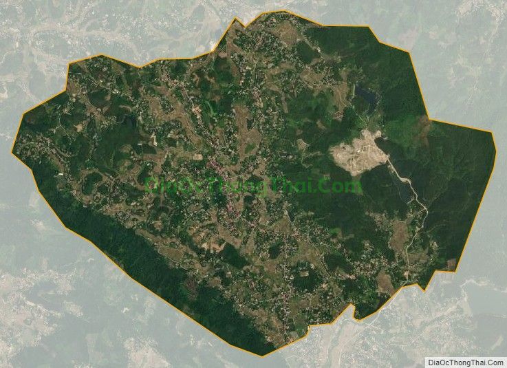 Bản đồ vệ tinh xã Quang Yên, huyện Sông Lô