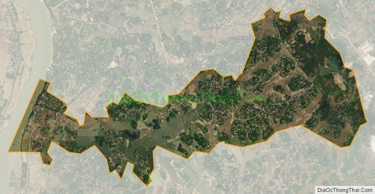 Bản đồ vệ tinh xã Yên Thạch, huyện Sông Lô