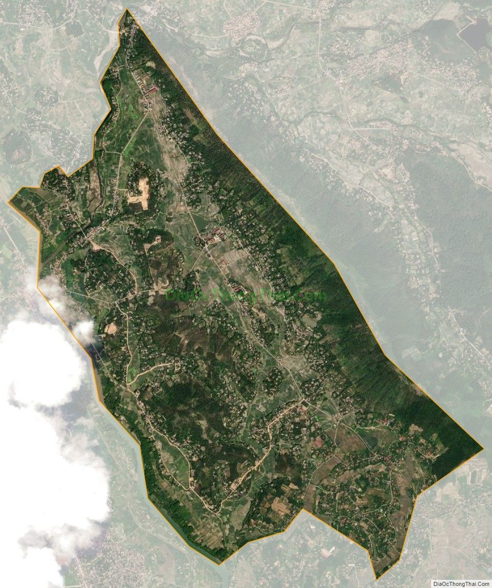 Bản đồ vệ tinh xã Bồ Lý, huyện Tam Đảo