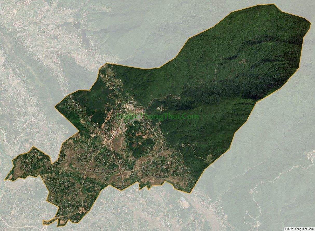 Bản đồ vệ tinh Thị trấn Đại Đình, huyện Tam Đảo