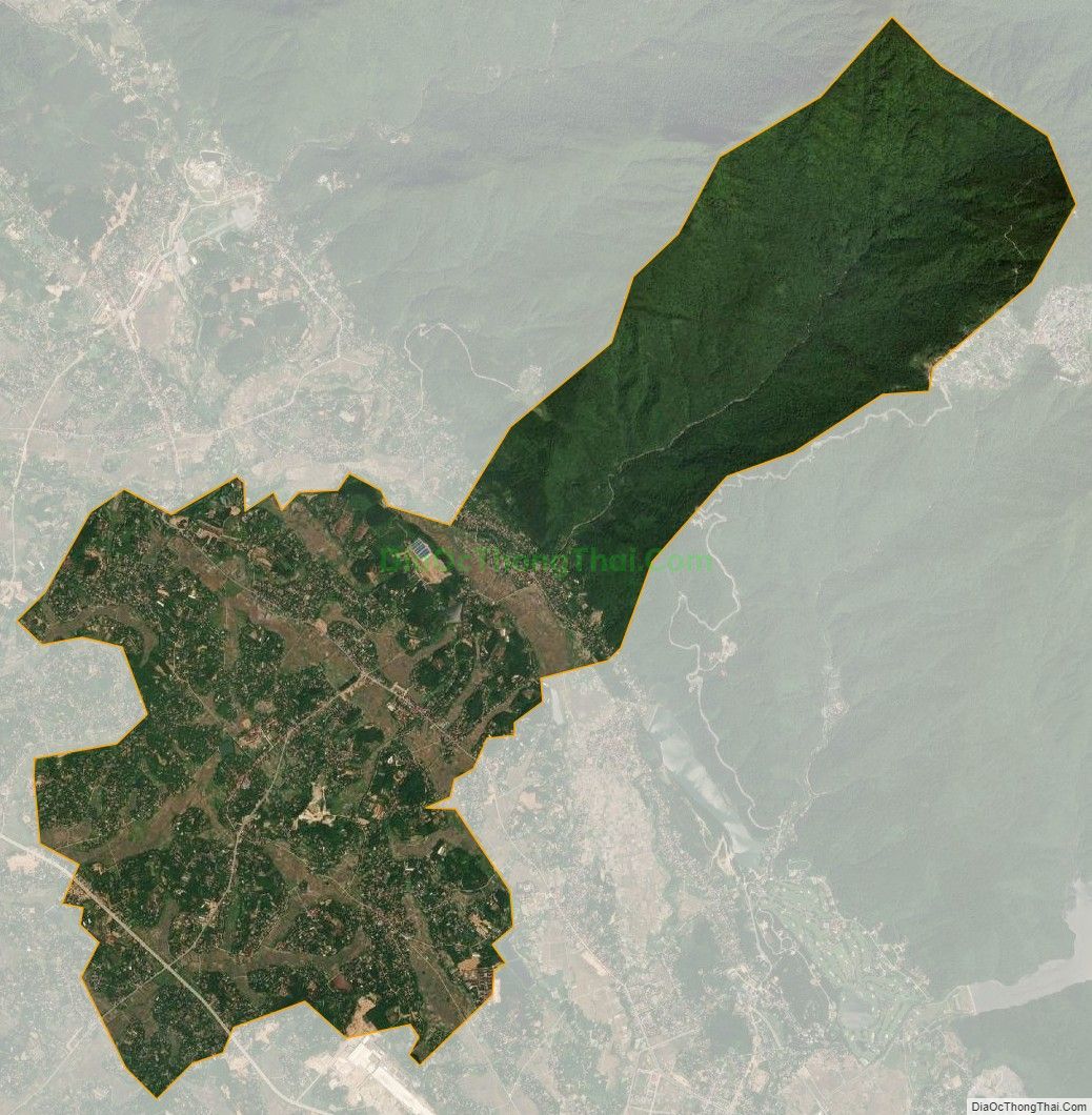 Bản đồ vệ tinh xã Tam Quan, huyện Tam Đảo