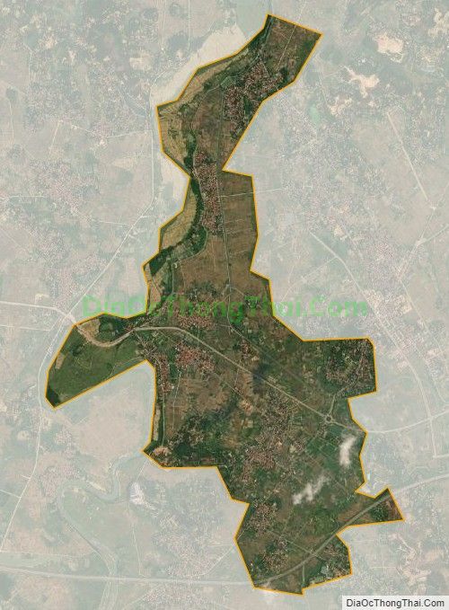 Bản đồ vệ tinh xã An Hòa, huyện Tam Dương