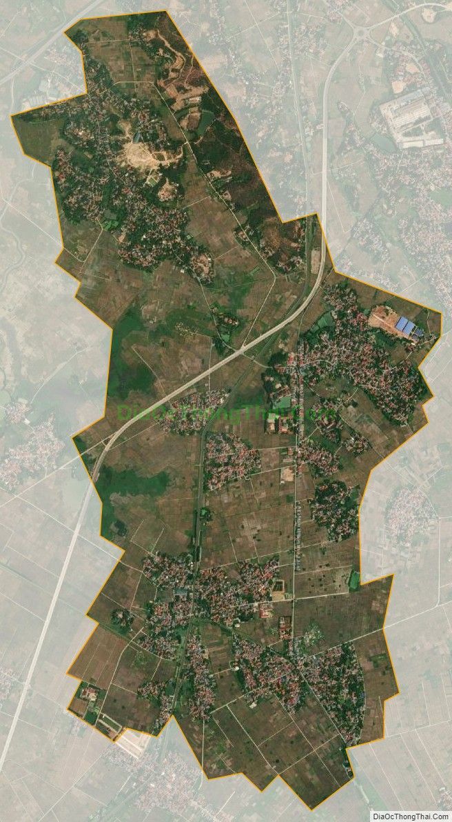 Bản đồ vệ tinh xã Duy Phiên, huyện Tam Dương