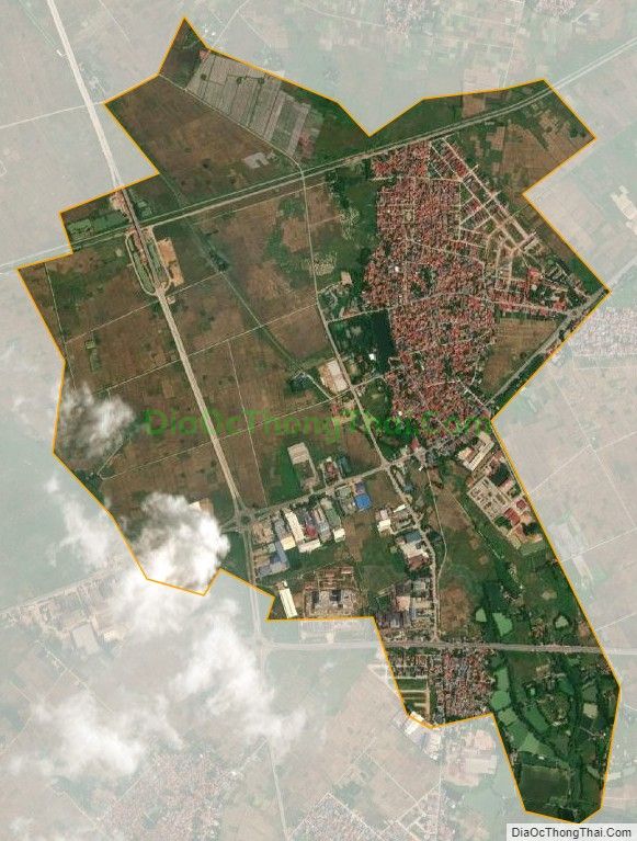 Bản đồ vệ tinh xã Hợp Thịnh, huyện Tam Dương