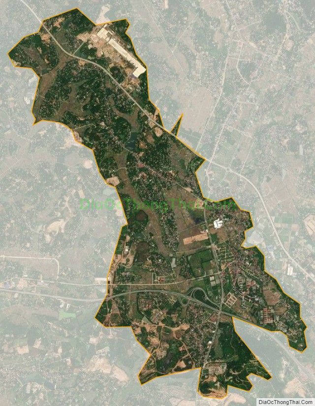 Bản đồ vệ tinh xã Kim Long, huyện Tam Dương