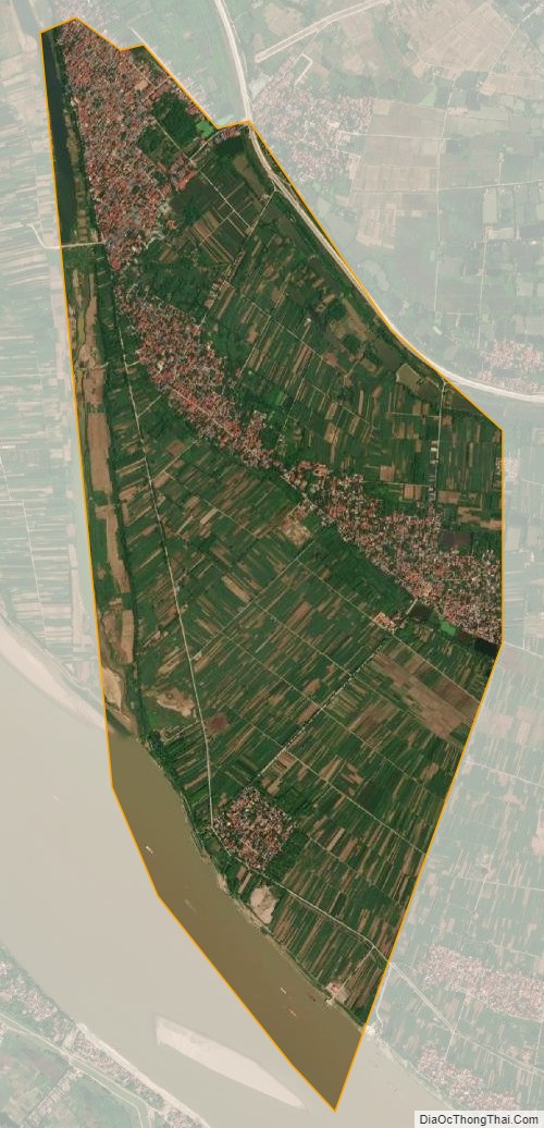 Bản đồ vệ tinh xã An Tường, huyện Vĩnh Tường