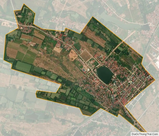 Bản đồ vệ tinh Thị trấn Vĩnh Tường, huyện Vĩnh Tường