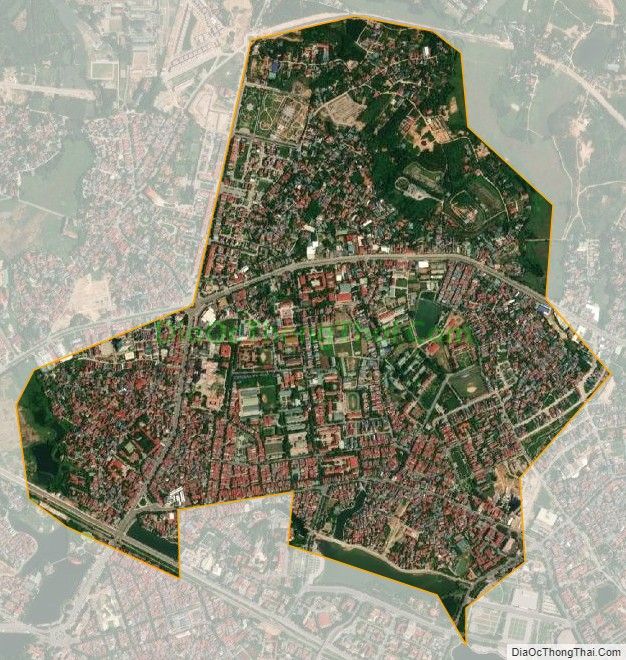 Bản đồ vệ tinh phường Liên Bảo, thành phố Vĩnh Yên