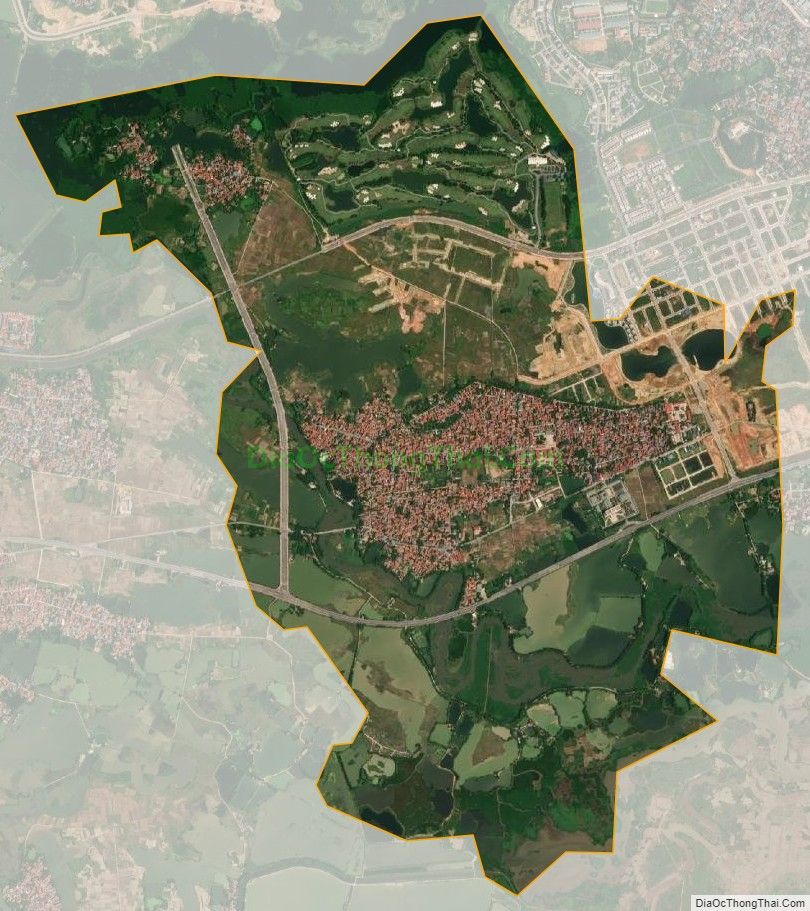 Bản đồ vệ tinh xã Thanh Trù, thành phố Vĩnh Yên