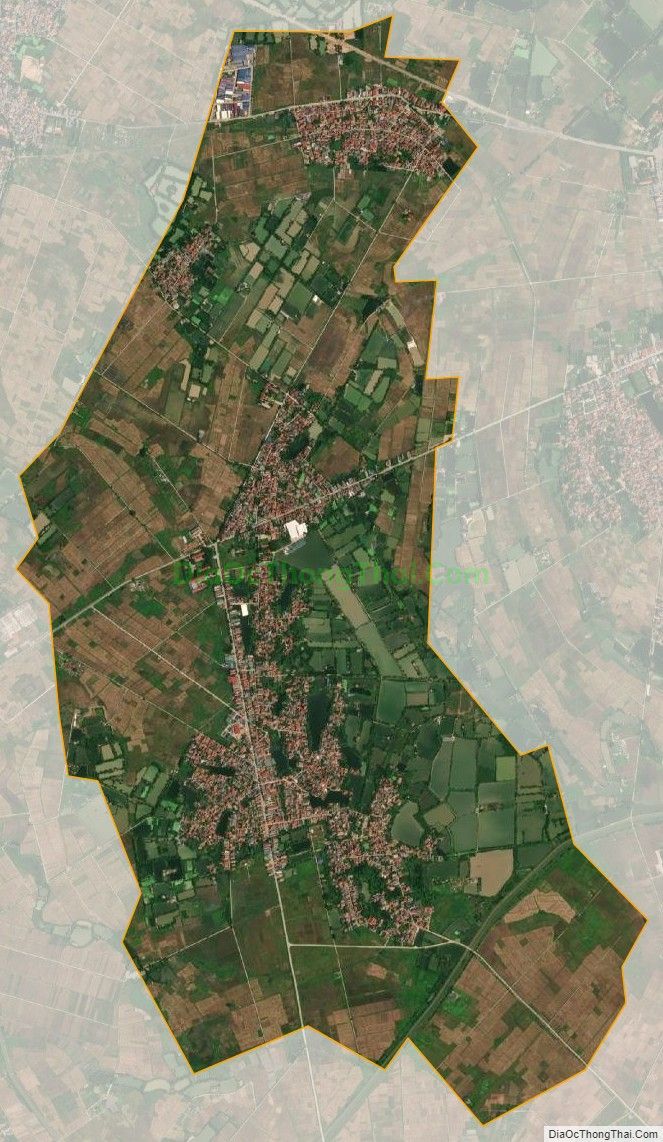 Bản đồ vệ tinh xã Yên Đồng, huyện Yên Lạc