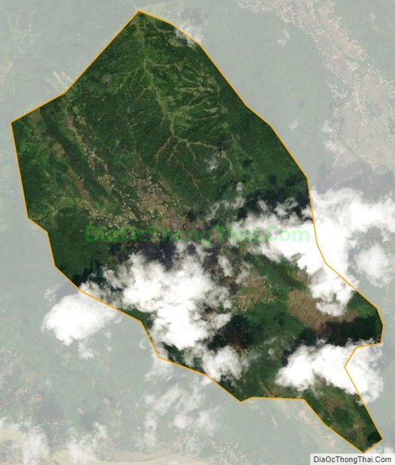 Bản đồ vệ tinh xã Khai Trung, huyện Lục Yên