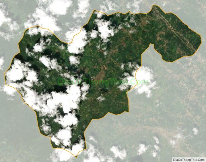 Bản đồ vệ tinh xã Khánh Hòa, huyện Lục Yên
