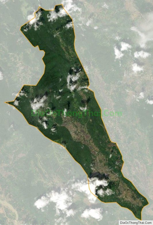 Bản đồ vệ tinh xã Lâm Thượng, huyện Lục Yên