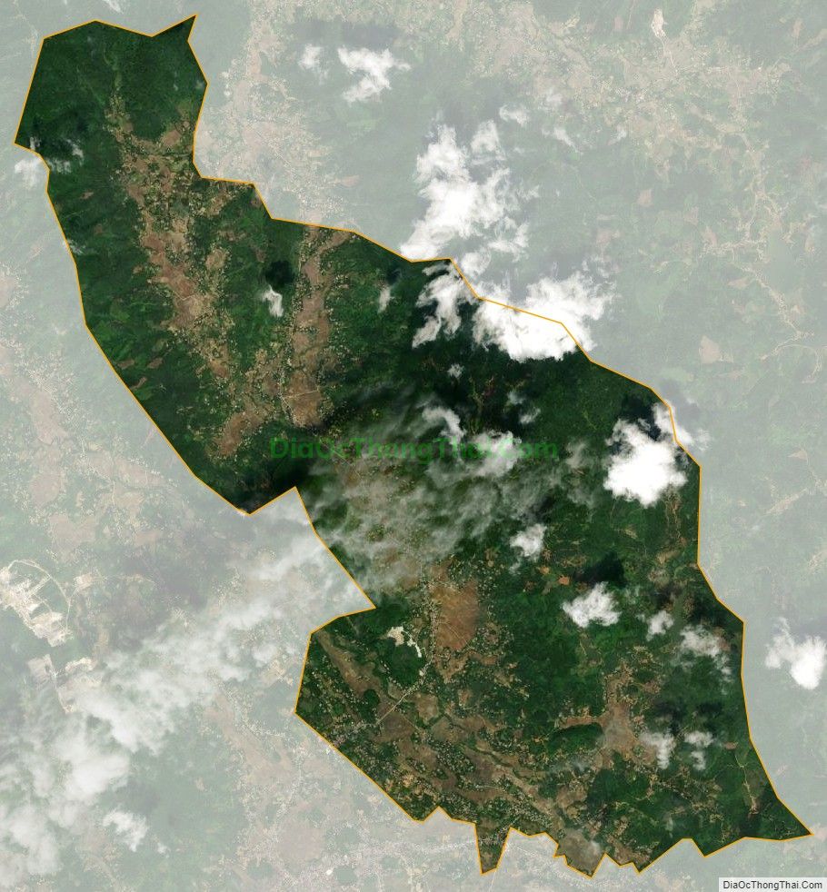 Bản đồ vệ tinh xã Minh Xuân, huyện Lục Yên