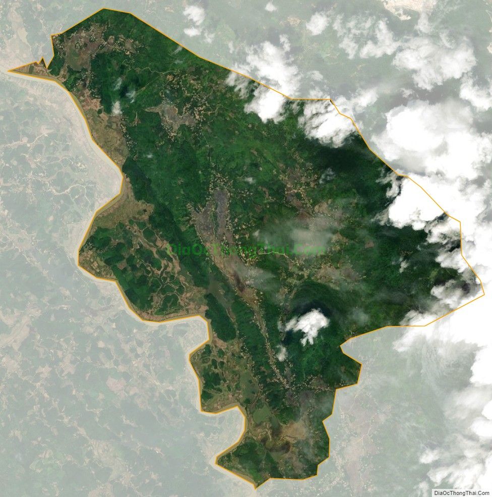 Bản đồ vệ tinh xã Tân Lập, huyện Lục Yên
