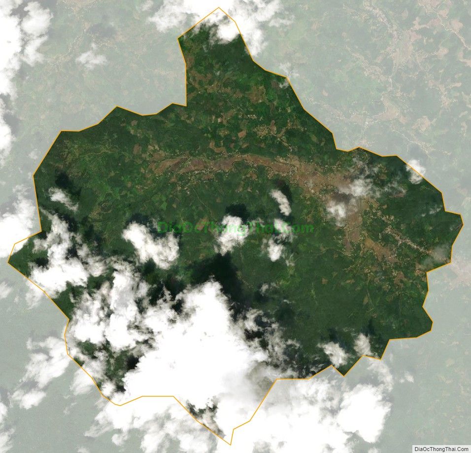 Bản đồ vệ tinh xã Trúc Lâu, huyện Lục Yên
