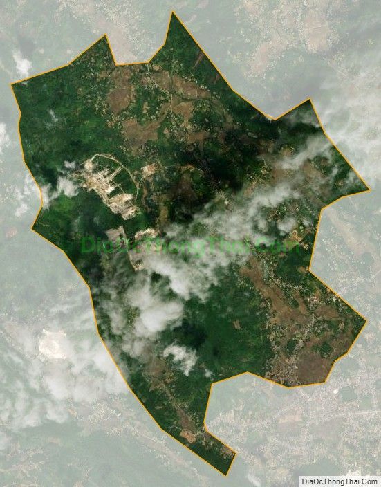 Bản đồ vệ tinh xã Yên Thắng, huyện Lục Yên