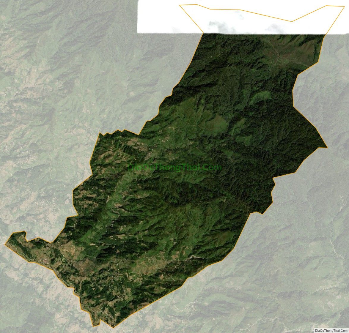 Bản đồ vệ tinh xã Chế Cu Nha, huyện Mù Cang Chải