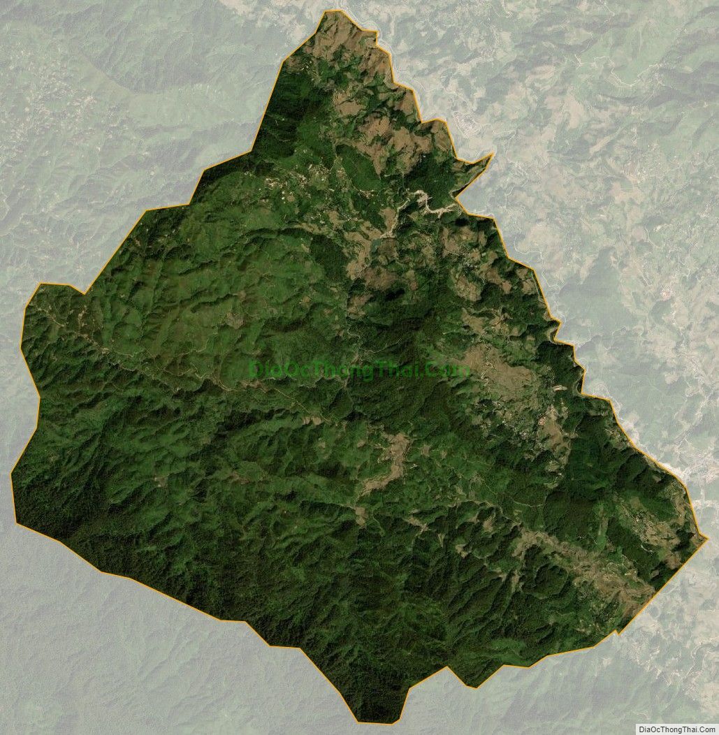 Bản đồ vệ tinh xã Dế Xu Phình, huyện Mù Cang Chải