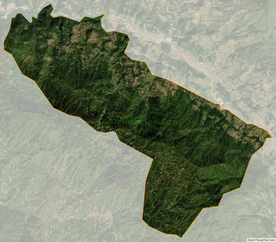 Bản đồ vệ tinh xã Kim Nọi, huyện Mù Cang Chải