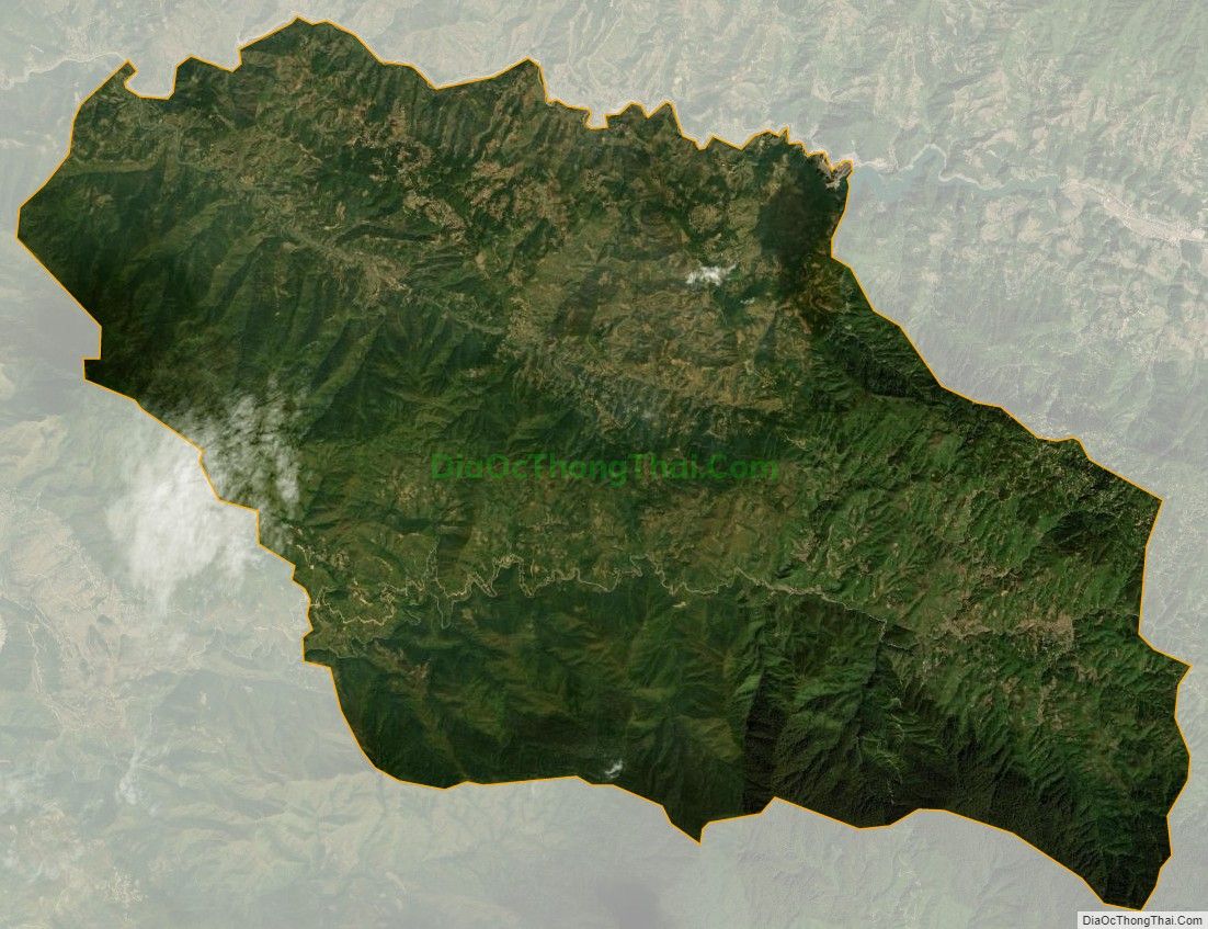Bản đồ vệ tinh xã Lao Chải, huyện Mù Cang Chải