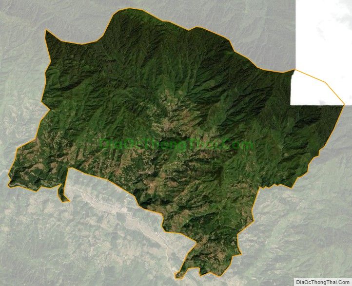 Bản đồ vệ tinh xã Mồ Dề, huyện Mù Cang Chải