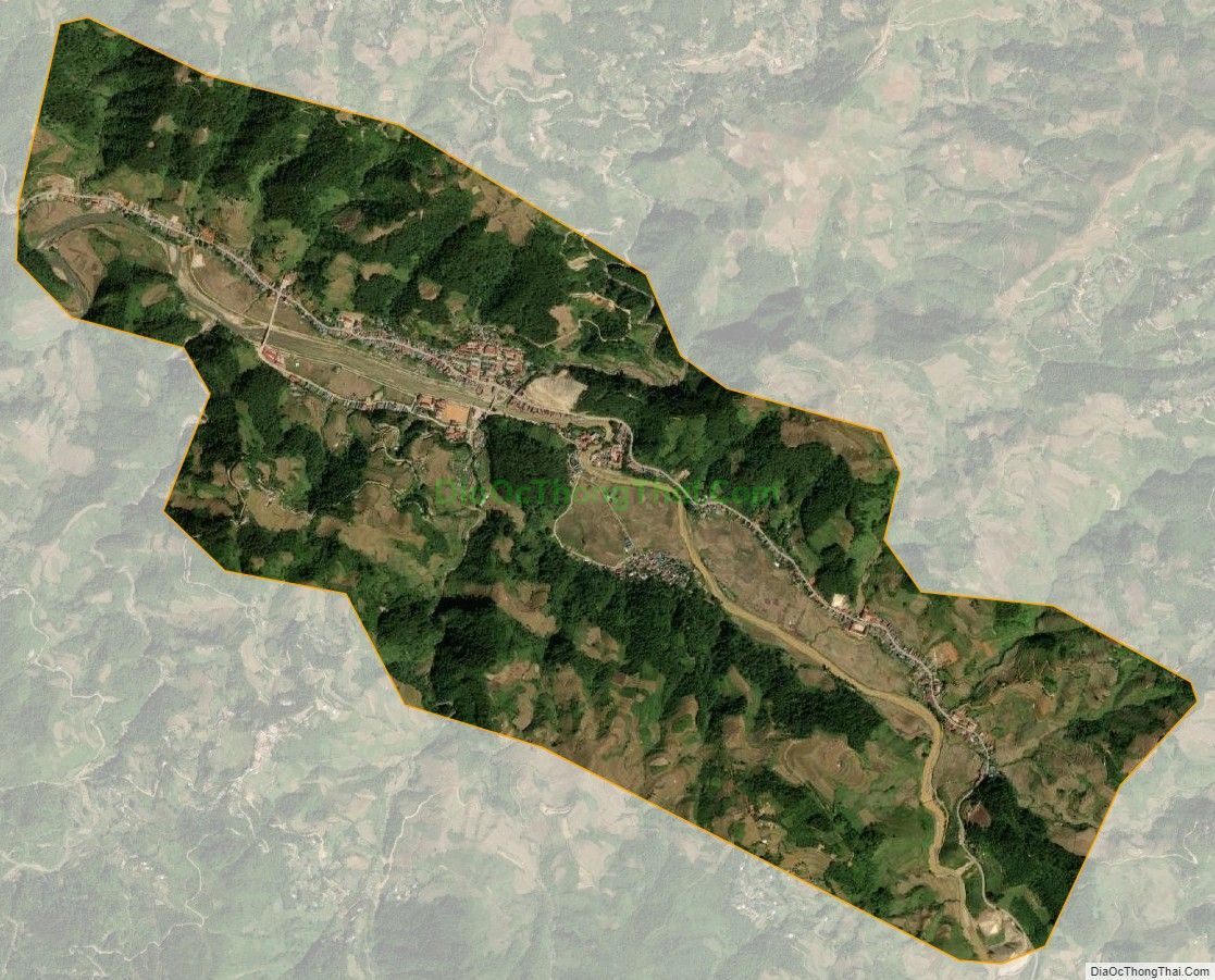 Bản đồ vệ tinh Thị trấn Mù Cang Chải, huyện Mù Cang Chải