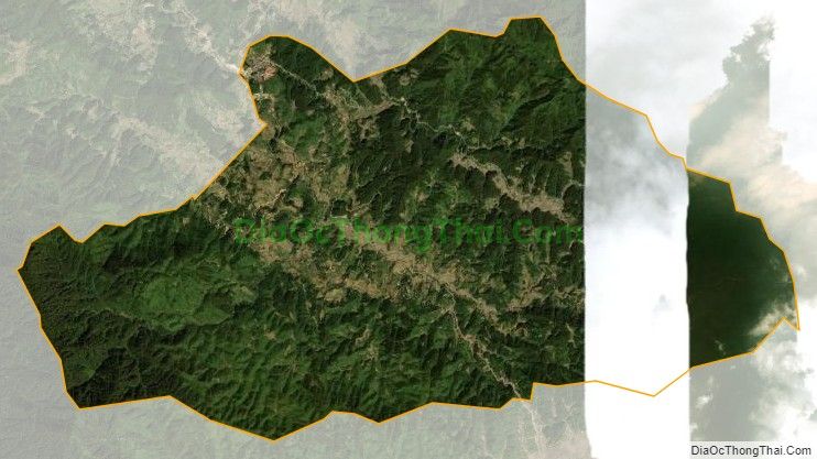 Bản đồ vệ tinh xã Púng Luông, huyện Mù Cang Chải