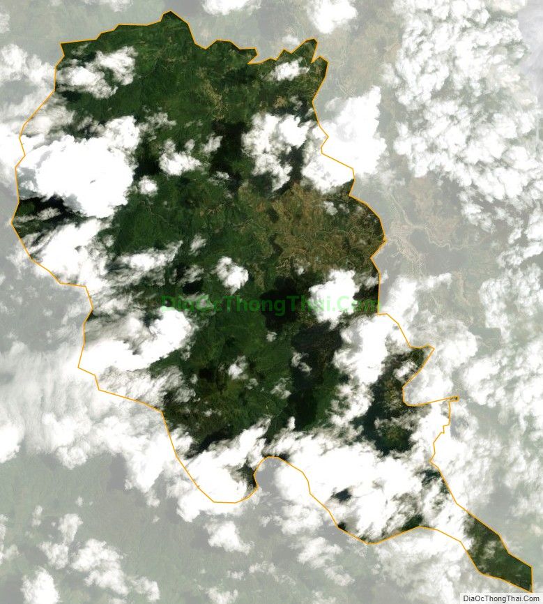 Bản đồ vệ tinh xã Bản Công, huyện Trạm Tấu