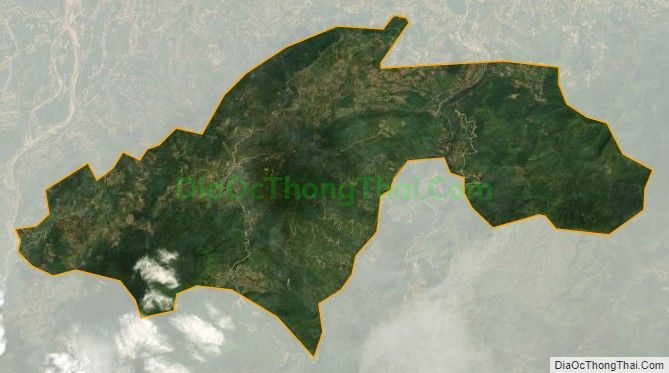 Bản đồ vệ tinh xã Phình Hồ, huyện Trạm Tấu