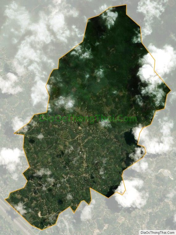 Bản đồ vệ tinh xã Cường Thịnh, huyện Trấn Yên