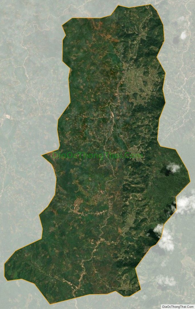 Bản đồ vệ tinh xã Hưng Khánh, huyện Trấn Yên