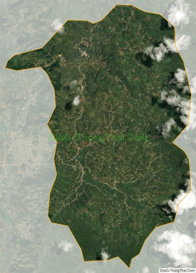 Bản đồ vệ tinh xã Hưng Thịnh, huyện Trấn Yên