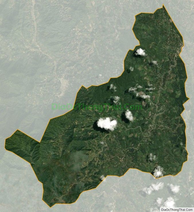 Bản đồ vệ tinh xã Lương Thịnh, huyện Trấn Yên